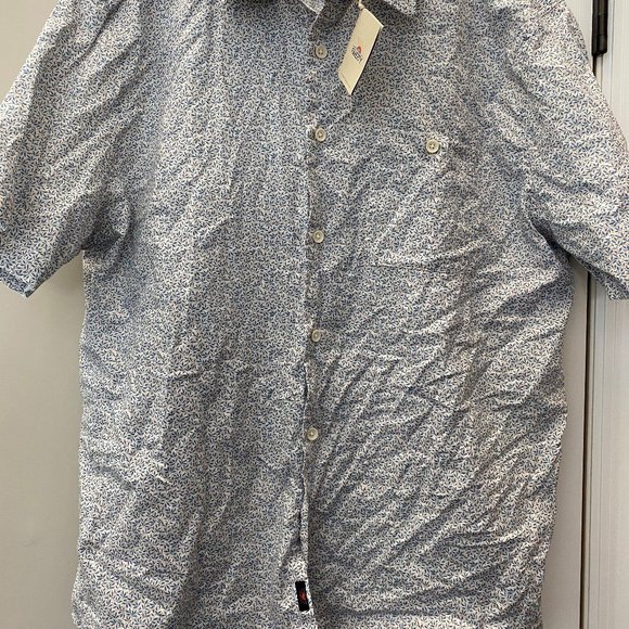 NWT Faherty Short Sleeve Playa Shirt XXL - Picture 5 of 5